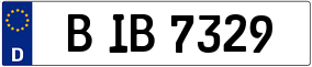 Truck License Plate